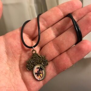 Palm tree necklace
